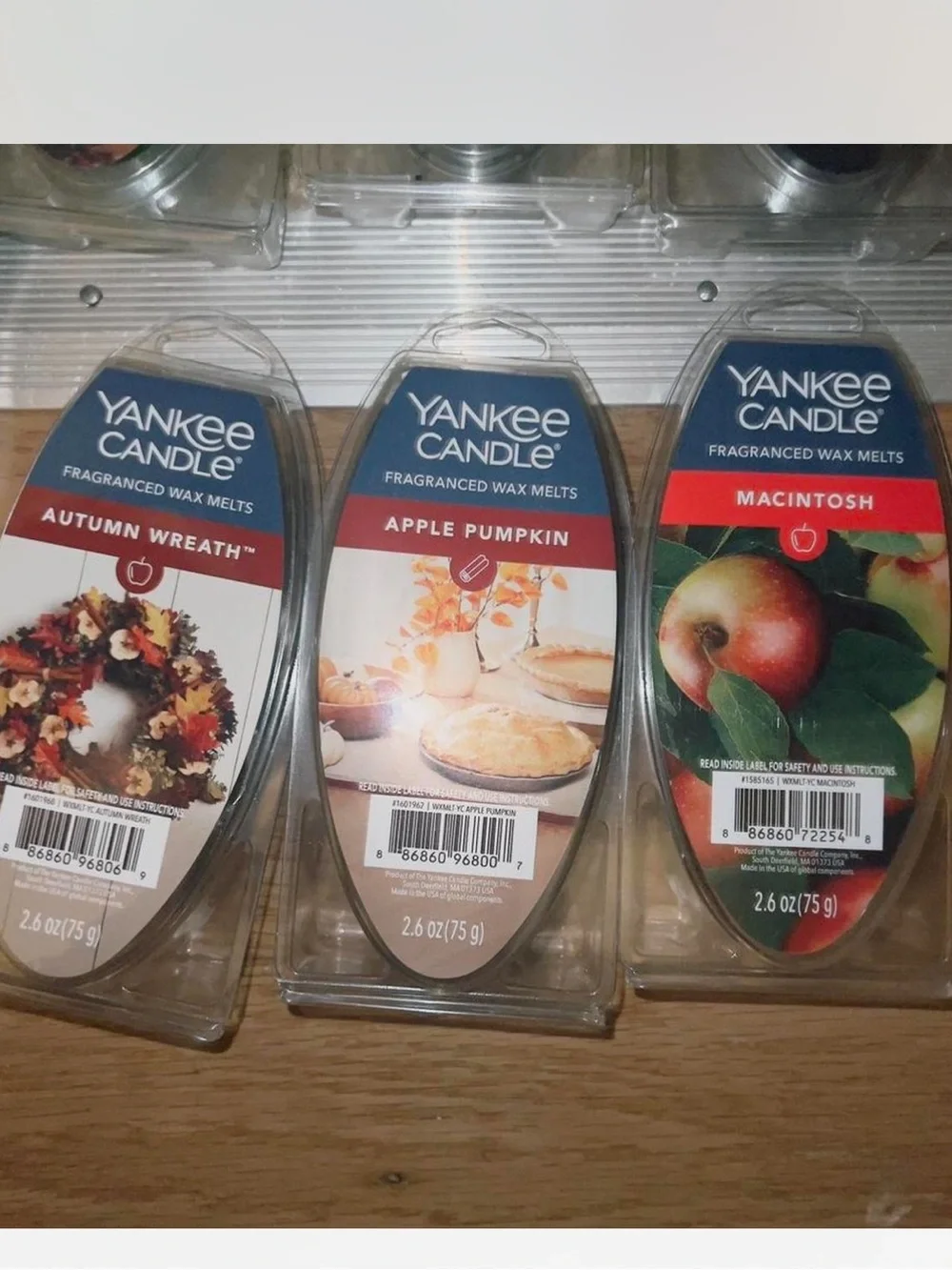 Yankee candle large bundle of new wax melts fall scents